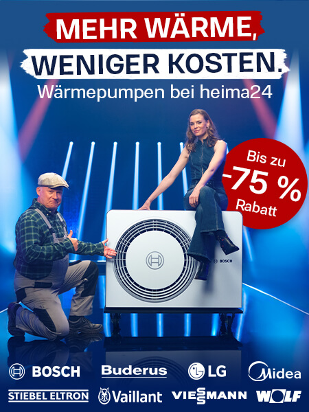 Wärmepumpen für Heizung und Warmwasser in großer Auswahl